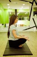 In the gym -  Yoga