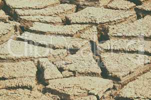 Dry mud field texture background