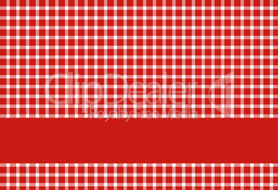 Tischdecke rot weiß mit Streifen