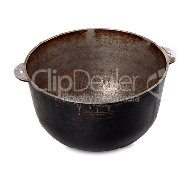 Old dirty pot