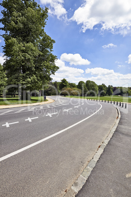 Winding, Curving Road and symbol of death