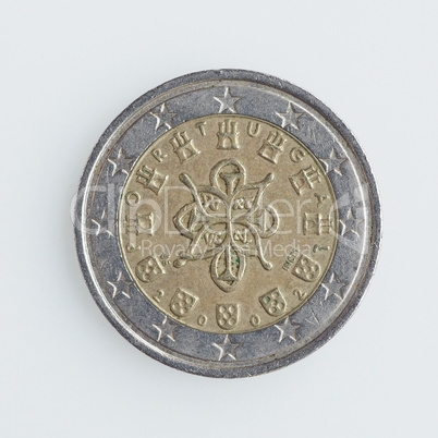 Portuguese 2 Euro coin