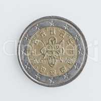 Portuguese 2 Euro coin