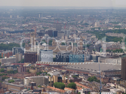 Aerial view of London