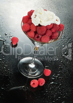 Raspberry And Cream