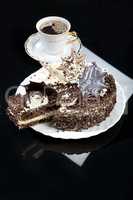 Coffee And Chocolate Cake