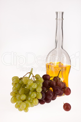 Still Life With Bottle And Grape