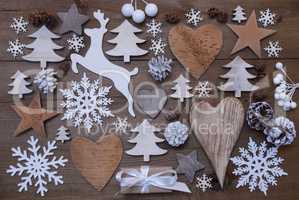 Many Christmas Decoration,Heart,Snowflakes,Tree,Present,Reindeer