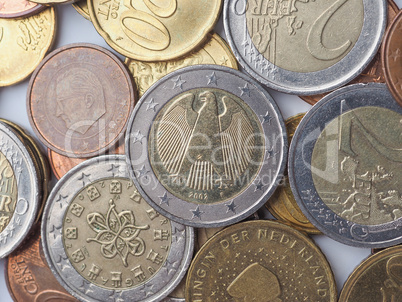 Euro coins