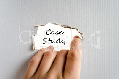 Case study text concept