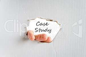 Case study text concept