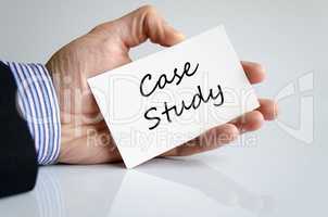 Case study text concept