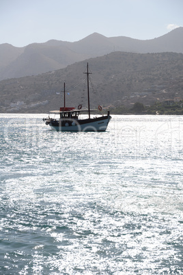 Boot bei Elounda, Kreta