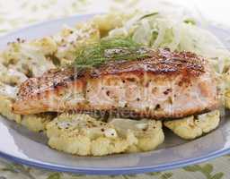 Salmon with Vegetables