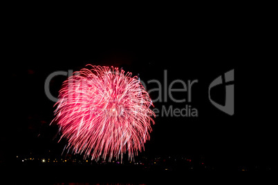 Feuerwerk an Silverster