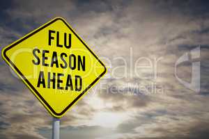 Composite image of flu season ahead