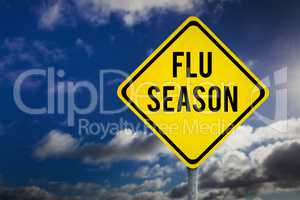 Composite image of flu season