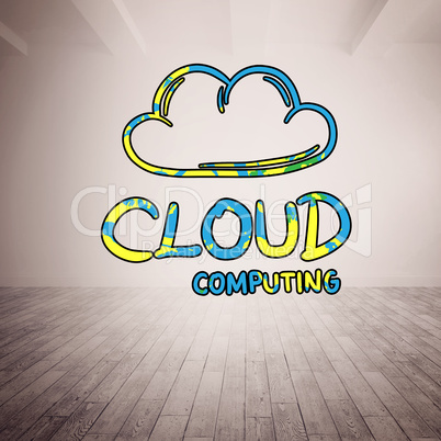 Composite image of cloud computing Composite image of cloud computing