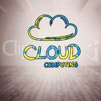 Composite image of cloud computing