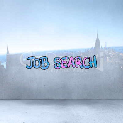 Composite image of job search