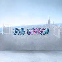 Composite image of job search