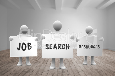 Composite image of job search resources