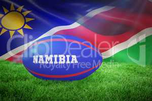 Composite image of rugby ball for namibia