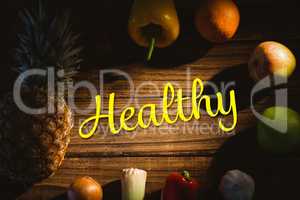Composite image of healthy