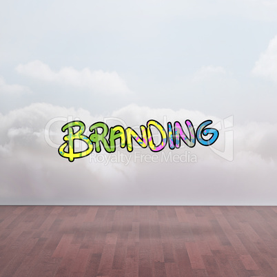 Composite image of branding