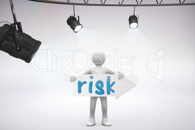 Risk against grey background