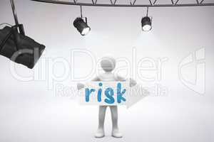 Risk against grey background