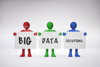Composite image of big data solutions