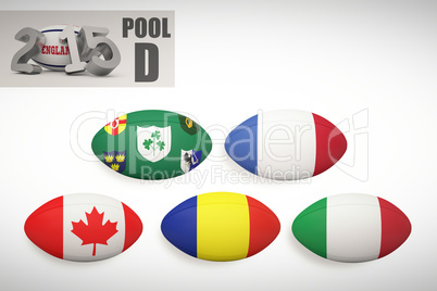 Composite image of england rugby 2015 message Composite image of england rugby 2015 message