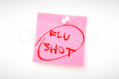 Composite image of flu shots