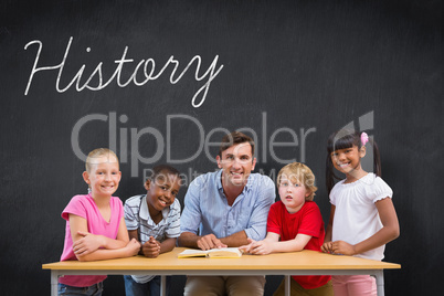History against blackboard