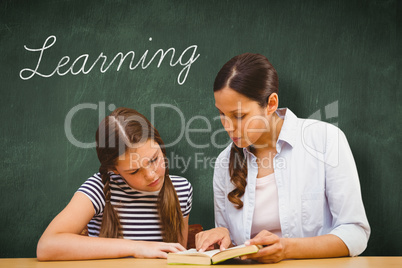 Learning against green chalkboard