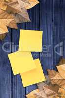 Composite image of sticky note