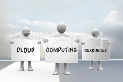 Composite image of cloud computing resources