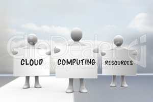 Composite image of cloud computing resources