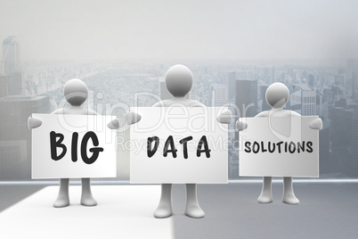 Composite image of big data solutions