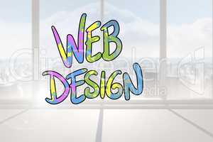 Composite image of web design