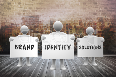 Composite image of brand identity solutions
