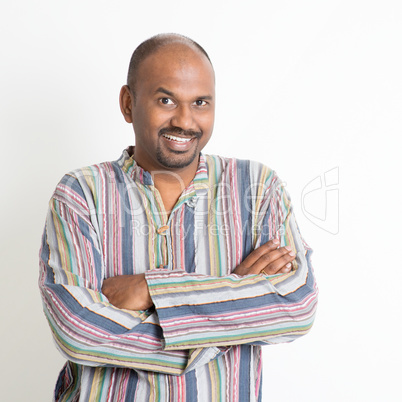 Confident casual Indian man