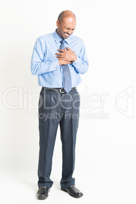 Full body mature Indian man heartache