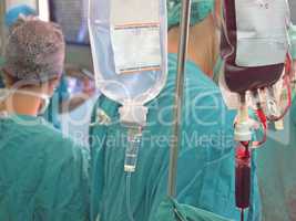 Transfusion at operation