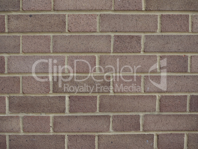 Red brick wall background