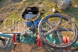 Oil wells valve with pollution