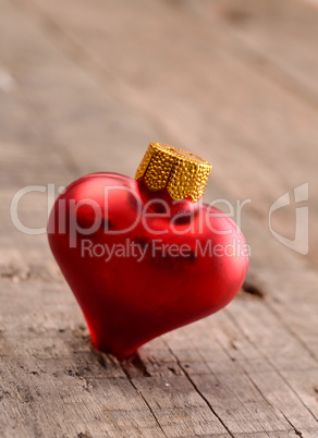 Red Christmas bauble