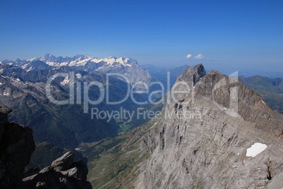 View from the Top of Mt Titlis