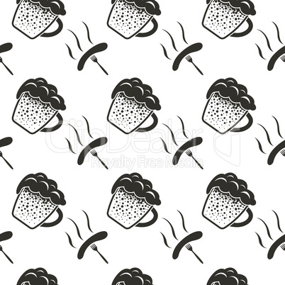 Seamless Oktoberfest Pattern